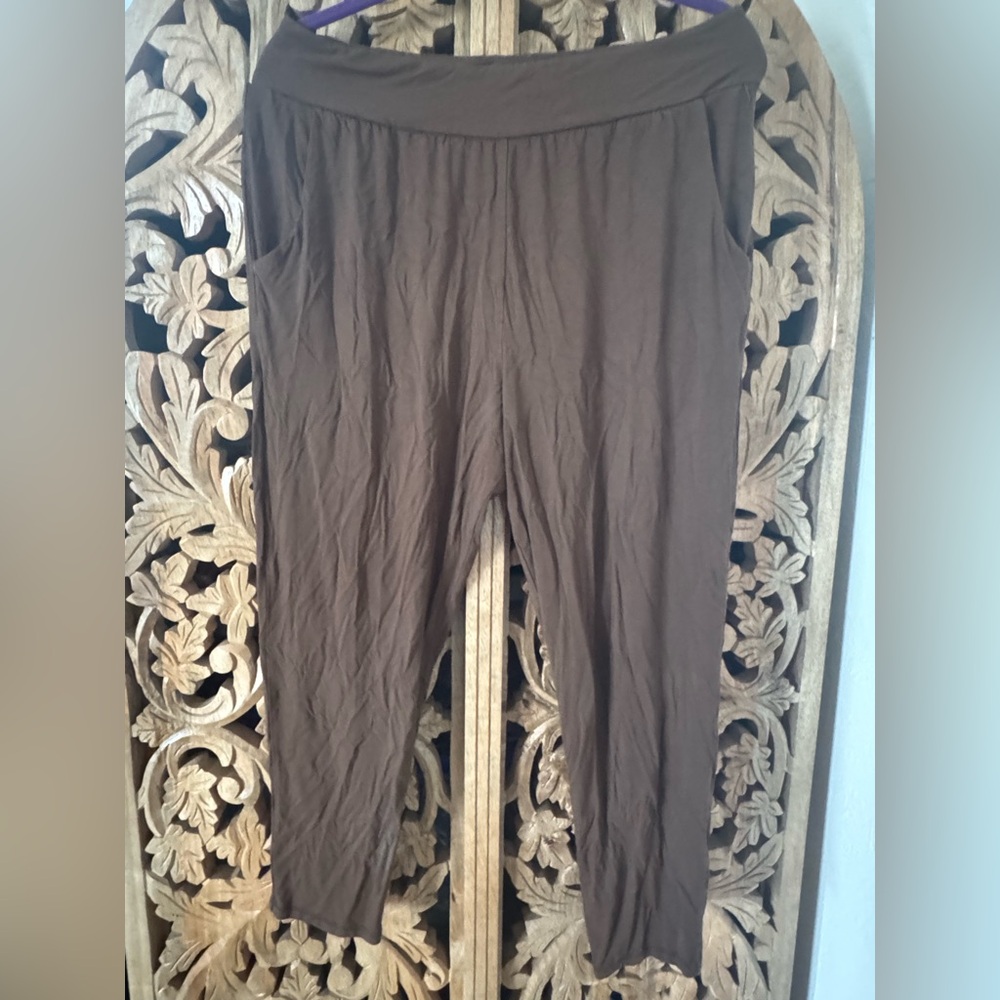 Fighting Eel Brown Track Pants Relaxed Fit Joggers